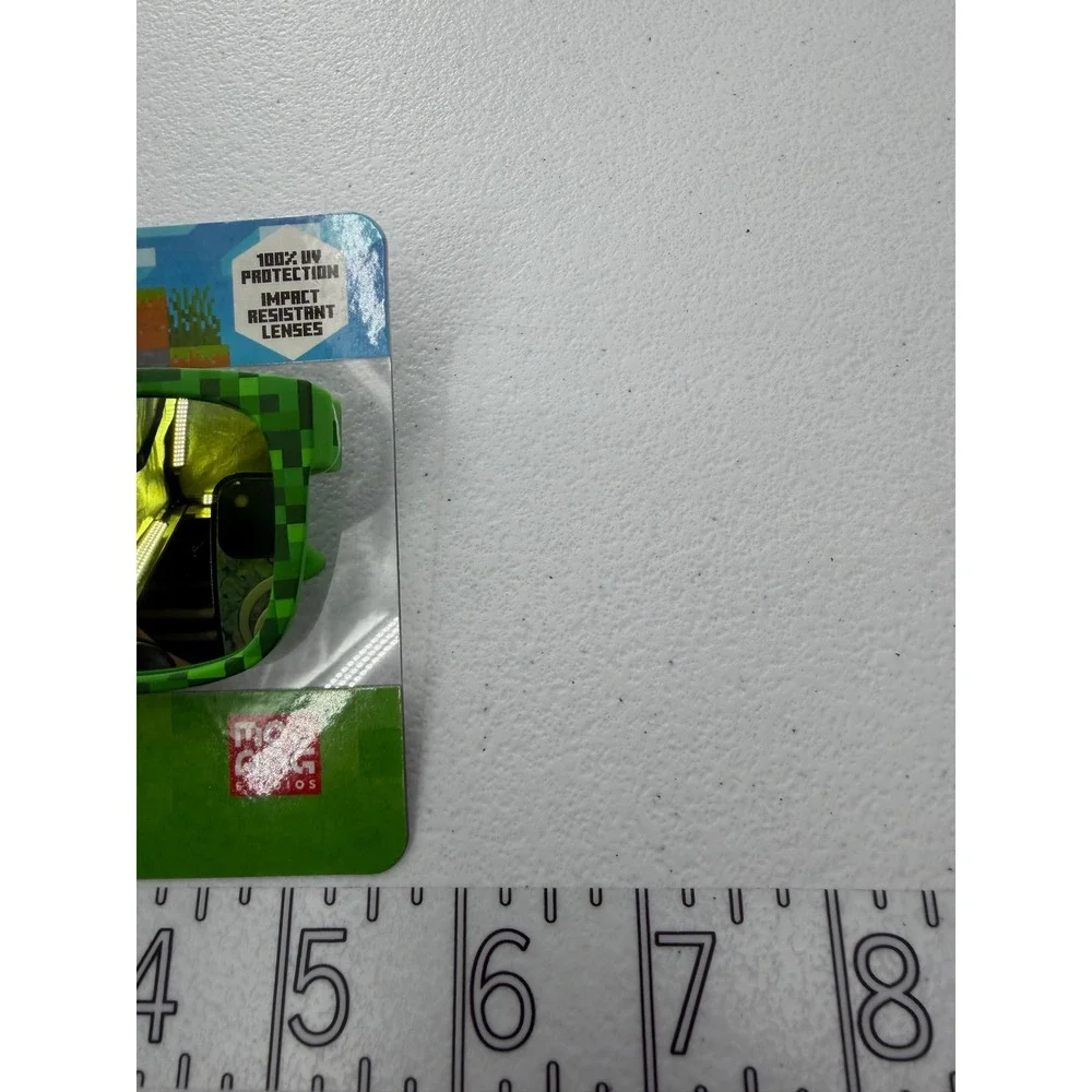 Minecraft Kids Sunglasses Creeper Green Pixel UV Protection Sun-Staches Arkaid